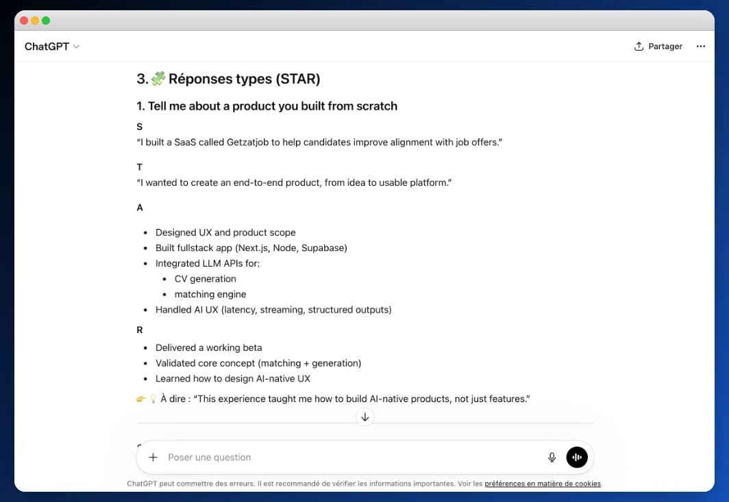 Préparation aux entretiens : questions et réponses
